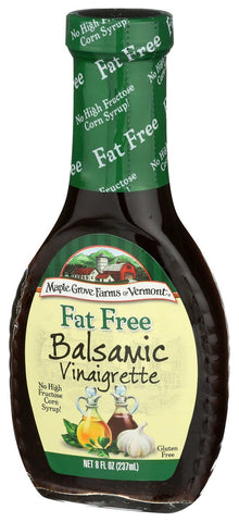 Maple Grove Farms Fat Free Balsamic Vinaigrette - 8 ounce -- 12 per case.
