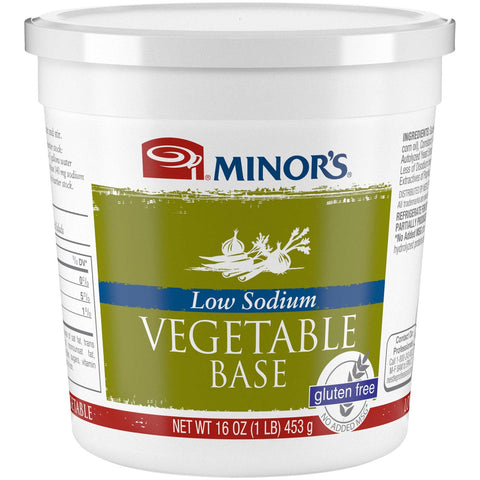 Nestle Minors Low Sodium No Added MSG Vegetable Base, 1 Pound -- 6 per case.