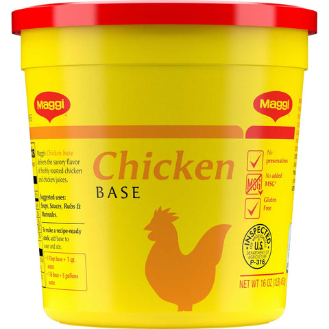 Maggi Chicken Ingredient Base, 1 Pound -- 6 per case.