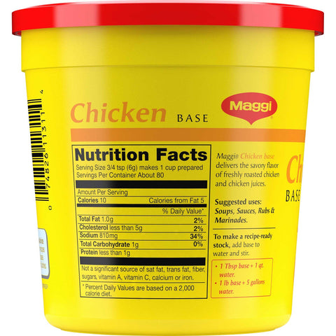 Maggi Chicken Ingredient Base, 1 Pound -- 6 per case.