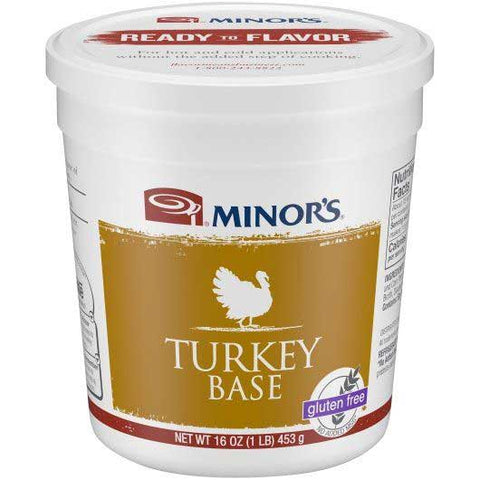 Minors No Added MSG Turkey Base, 1 Pound -- 6 per case