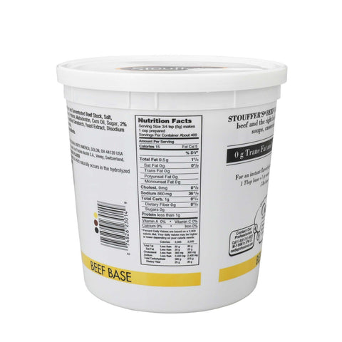 Nestle Stouffers No Added MSG Beef Base, 5 Pound -- 4 per case.