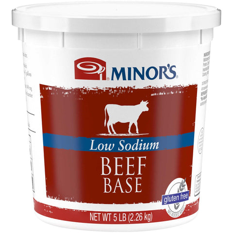Nestle Minors Low Sodium No Added MSG Beef Base, 5 Pound -- 4 per case.