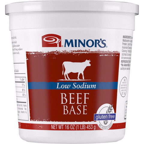 Nestle Minors Low Sodium Beef Base, 1 Pound -- 6 per case.