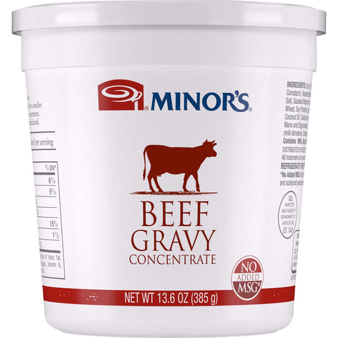 Nestle Minors Concentrate No Added MSG Beef Gravy, 13.6 Ounce -- 6 per case.