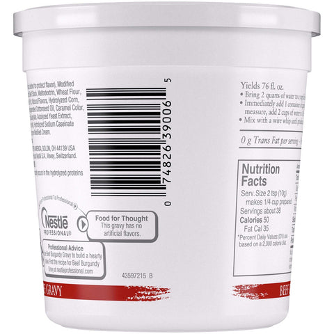 Nestle Minors Concentrate No Added MSG Beef Gravy, 13.6 Ounce -- 6 per case.