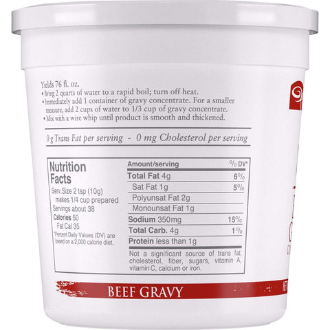 Nestle Minors Concentrate No Added MSG Beef Gravy, 13.6 Ounce -- 6 per case.