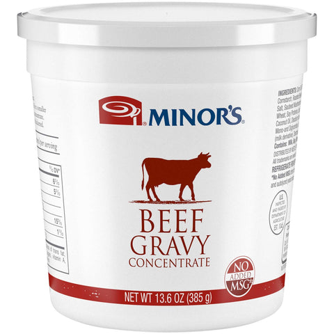 Nestle Minors Concentrate No Added MSG Beef Gravy, 13.6 Ounce -- 6 per case.