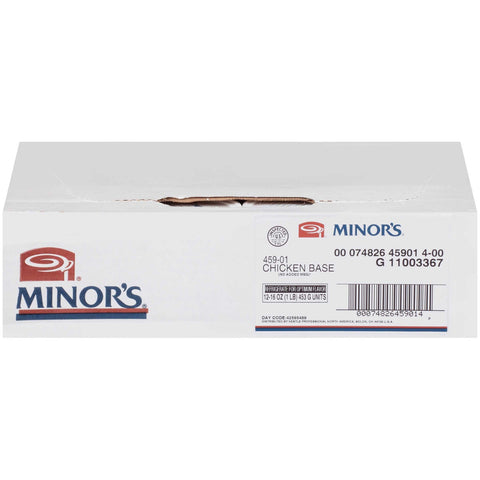 Nestle Minors No Added MSG Chicken Base, 1 Pound -- 12 per case.