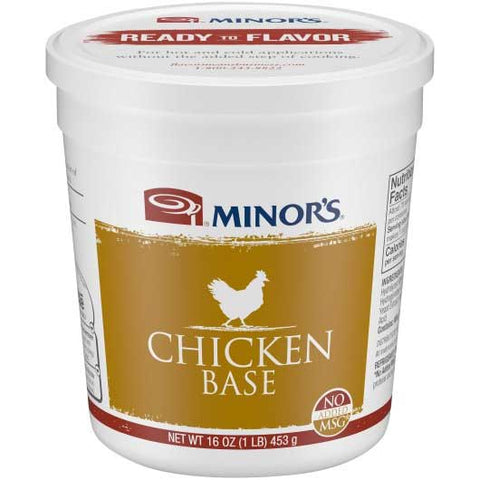 Nestle Minors No Added MSG Chicken Base, 1 Pound -- 6 per case.