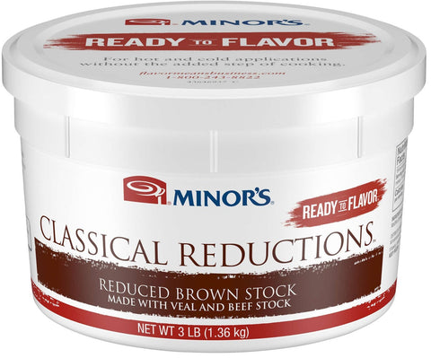 Minors Classic Reductions Brown Stock, 3 Pound Tub -- 4 per case