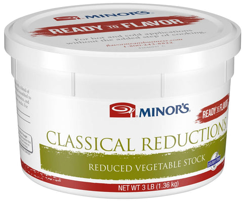 Minors Classical Reductions Vegetable Stock, 3 Pound Tub -- 4 per case
