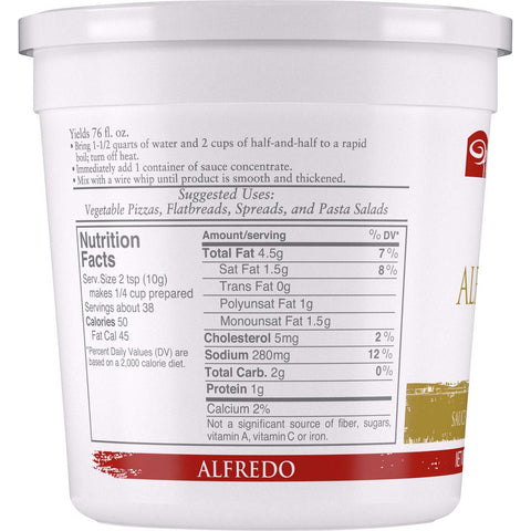 Nestle Minors Alfredo Sauce Concentrate, 13.6 Ounce -- 6 per case.
