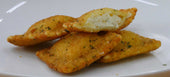 Seviroli Foods Breaded 4 Cheese Medium Square Ravioli Pasta, 5 Pound -- 2 per case.