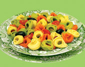 Seviroli Foods Tricolor Tortellini Pasta, 5 Pound -- 2 per case.