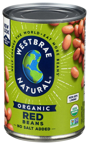 Westbrae Natural Fat Free Organic Red Beans, 15 Ounce -- 12 per case.