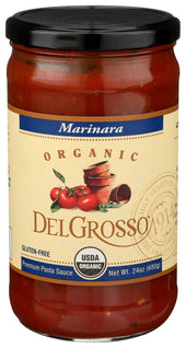 Delgrosso Organic Marinara Pasta Sauce, 24 Ounce -- 12 per case.