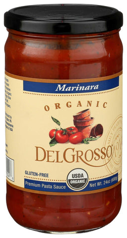 Delgrosso Organic Marinara Pasta Sauce, 24 Ounce -- 12 per case.