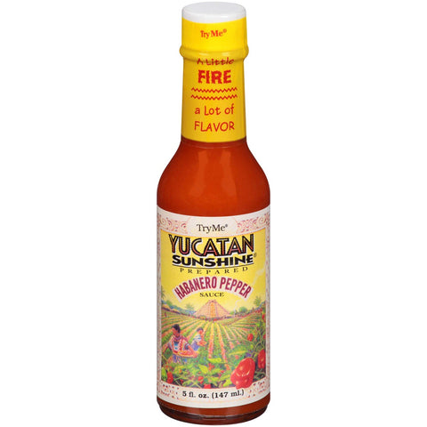 Try Me Yucatan Sunshine Habanero Sauce, 5 Fluid Ounce -- 6 per case.