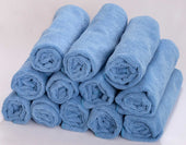 John Ritzenthaler Blue Microfiber Towel -- 144 per case