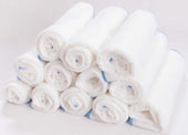 John Ritzenthaler Blue and White Microfiber Towel -- 144 per case