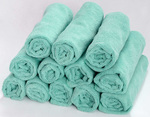 RITZ Mint Microfiber Towel, 16 x 16 inch -- 12 per case