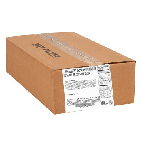 Conagra Fernandos Red Chili, Beef and Beans Burrito, 4 Ounce -- 72 per case.