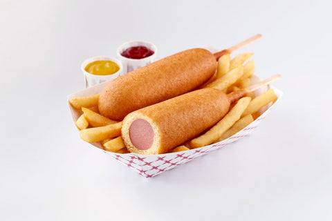 Foster Farms Chicken Corn Dog, 4 Ounce -- 72 per case.