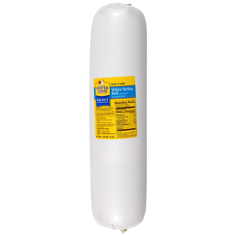 Foster Farms White Turkey Roll -- 2 per case.