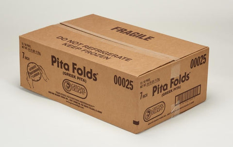 Grecian New York Style Fold Pita Flatbread, 7 inch -- 120 per case