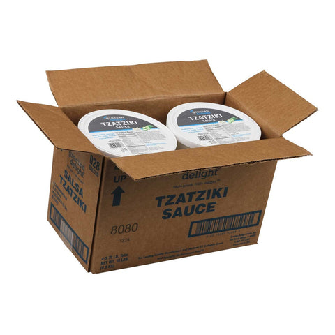 Grecian Delight Tzatziki Sauce, 0.5 Gallon -- 4 per case.