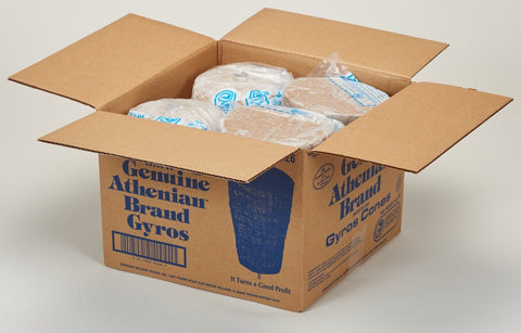 Grecian Delight Athenian Style Mini Gyro Meat Cone, 10 Pound -- 4 per case.