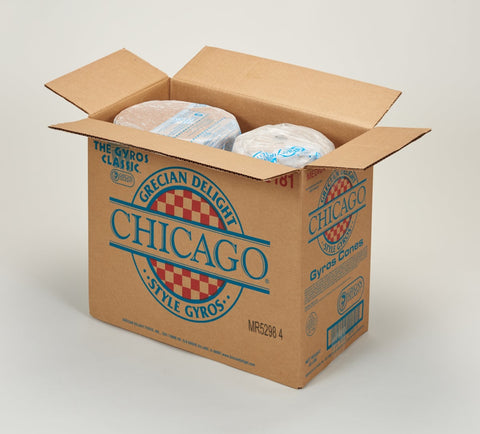 Grecian Delight Gyro Chicago Medium Style Meat Cone, 20 Pound -- 2 per case