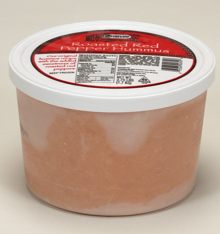 Grecian Delight Roasted Red Pepper Hummus, 0 .5 Gallon -- 4 per case.