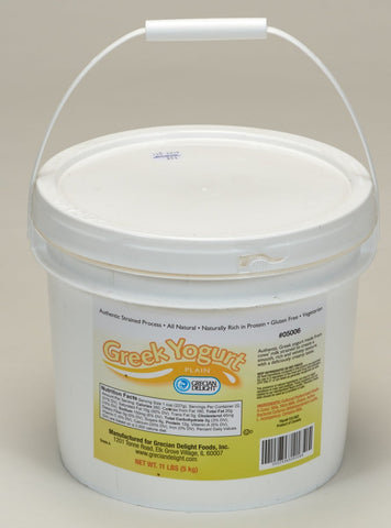 Grecian Delight Authentic Plain Greek Yogurt, 11 Pound.