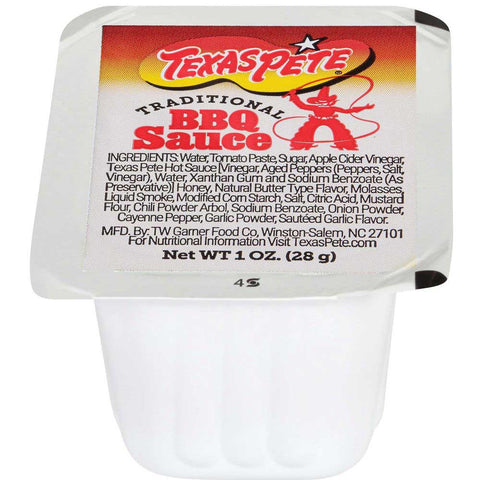 Texas Pete Traditional BBQ Sauce, 1 Ounce -- 150 per case