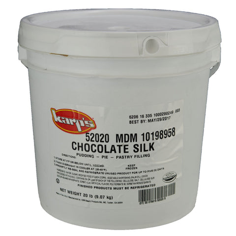 Baker and Baker Karps Chocolate Silk Filling, 20 Pound.