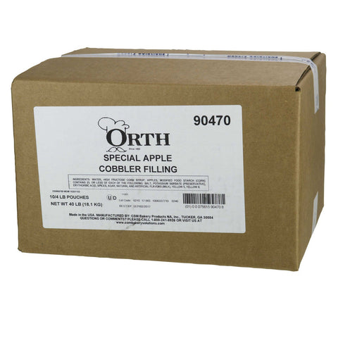 Orth Special Apple Cobbler Filling, 4 Pound -- 10 Case