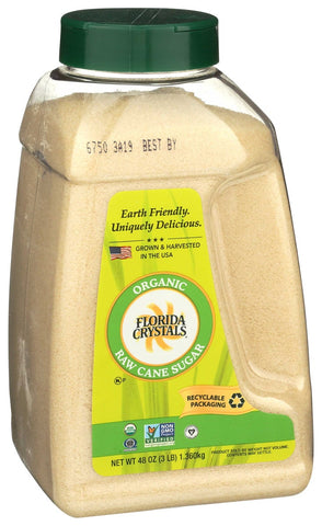 Florida Crystals Inc Organic Cane Sugar - Jug, 48 Ounce -- 6 per case