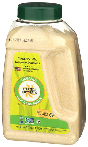 Florida Crystals Inc Organic Cane Sugar - Jug, 48 Ounce -- 6 per case