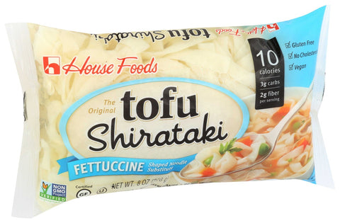 House Foods Fettuccine Shape Tofu Shirataki, 8 Ounce -- 12 per case.