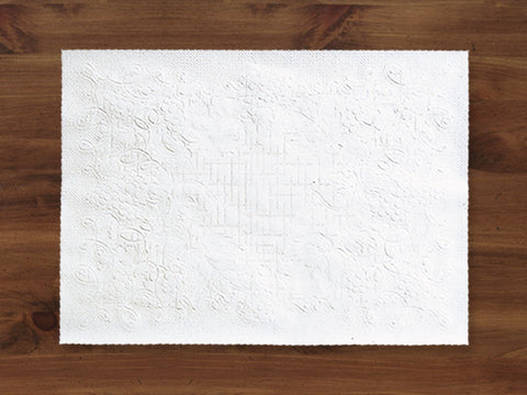 Hoffmaster Dubonnet Straight Edge Placemat, 9 3/4 x 14 inch -- 1000 per case.