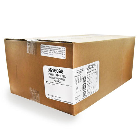 Azar Nut Chef Xpress Candied Walnut Pieces, 12.5 Pound -- 2 per case.