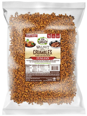 It's Nature Italian Flavored Walnut Crumbles, 5 Pound