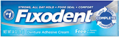 Fixodent Complete Denture Adhesive Cream, 1.4 Ounce -- 24 per case