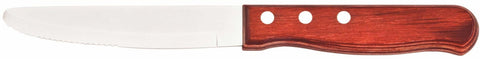 Walco Stainless Brazil Jumbo Round Tip Steak Knife -- 12 per case