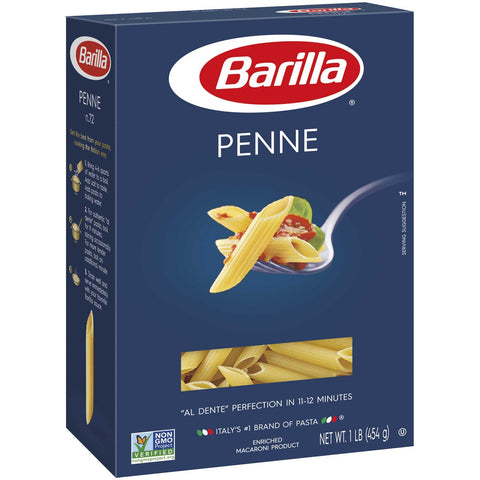 Barilla Penne Rigati Pasta, 16 Ounce -- 12 per case.