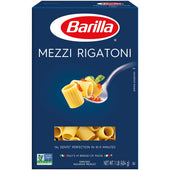 Barilla Mezzi Rigatoni Pasta, 16 Ounce -- 12 per case.