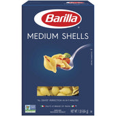 Barilla Medium Shells Pasta, 16 Ounce -- 12 per case.