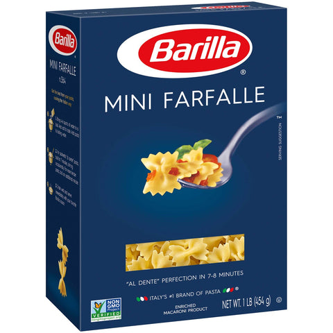 Barilla Mini Farfalle Pasta, 16 Ounce -- 12 per case.
